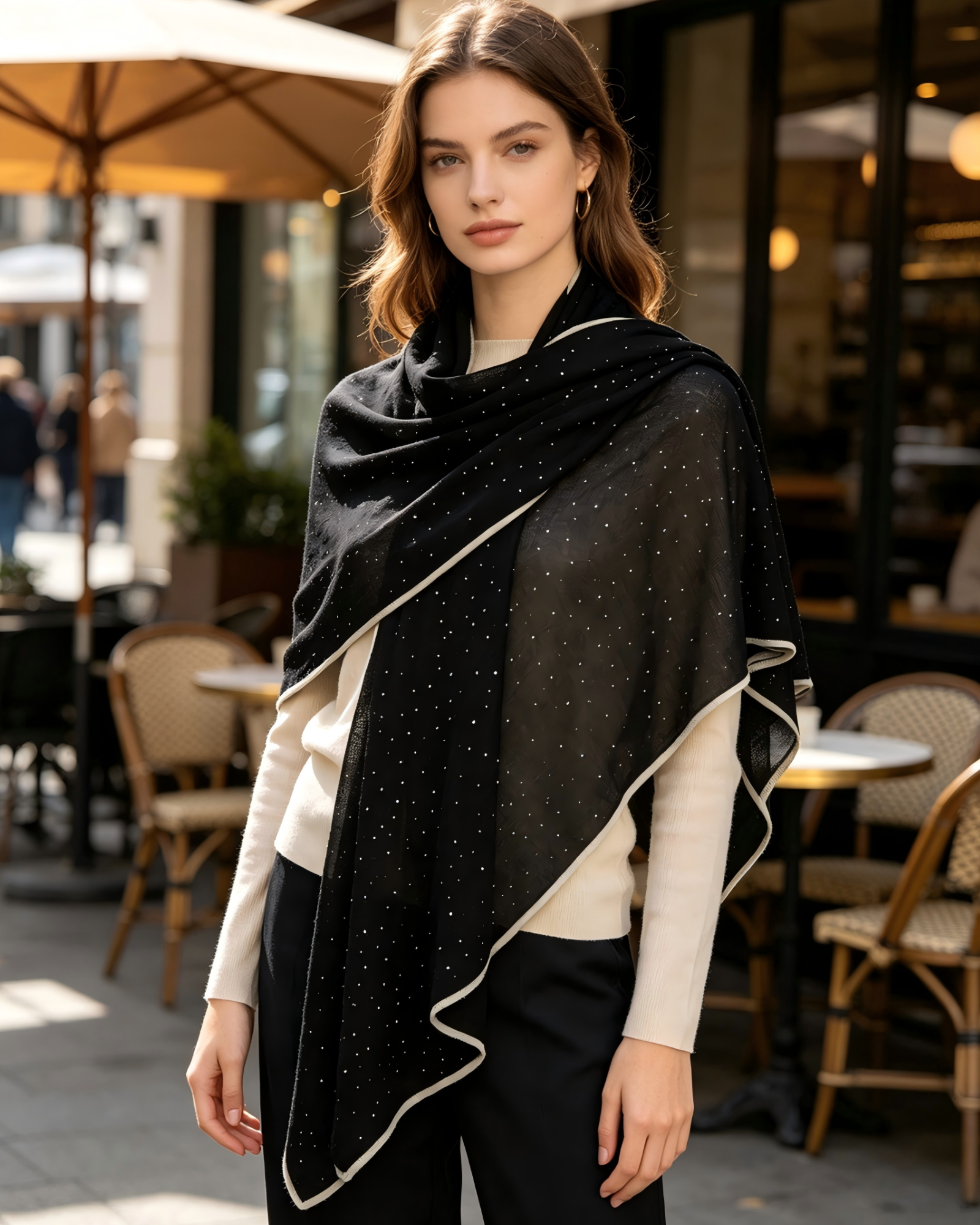 DOMOG Starlight Cashmere Shawl — 100% Inner Mongolian Cashmere - Image 2